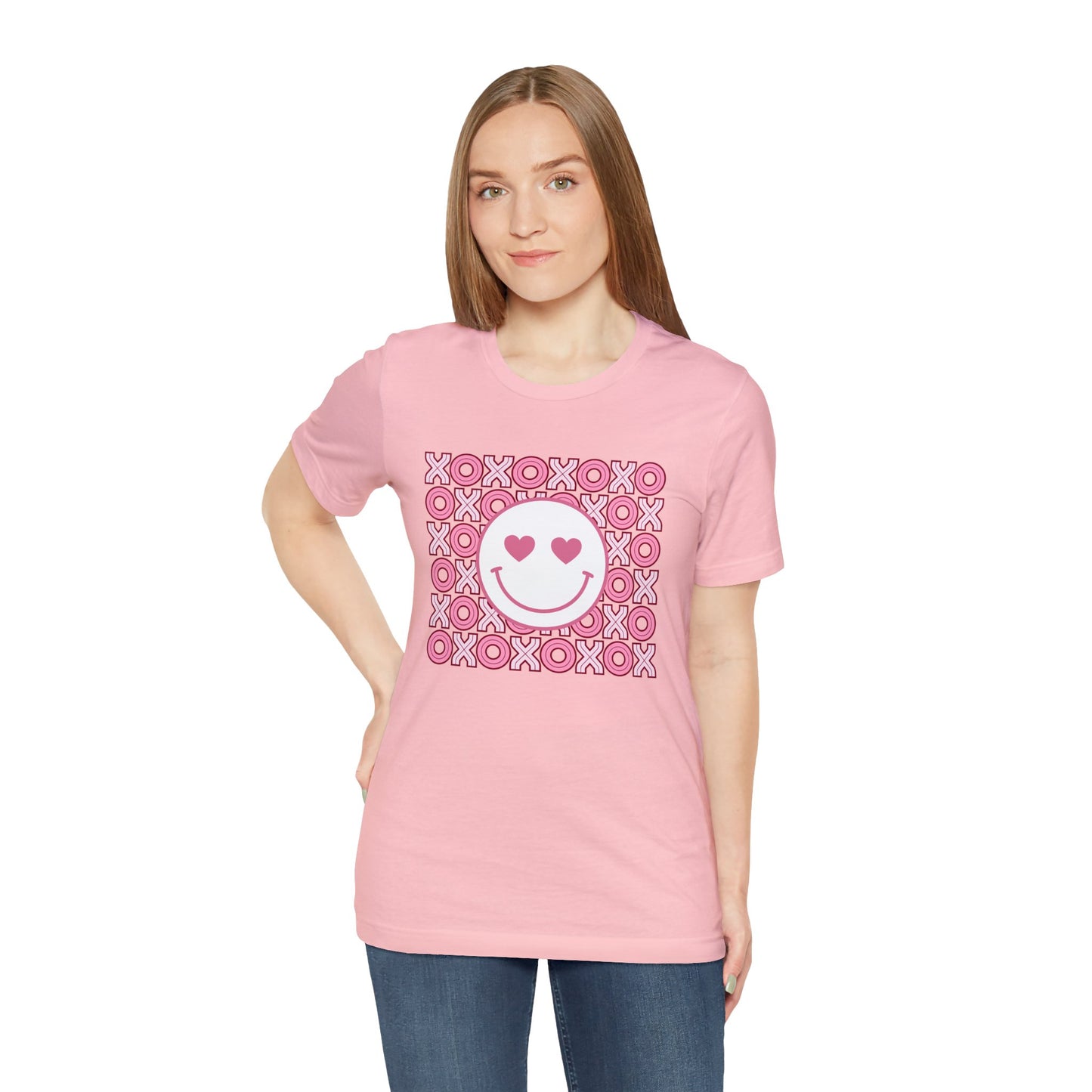 XOXOXOXO Smiley Unisex Jersey Short Sleeve Tee