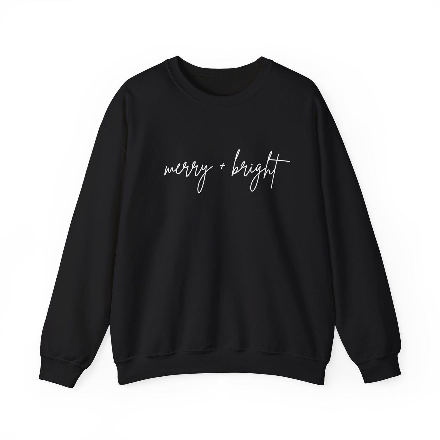 Merry + Bright Cursive Sweatshirt