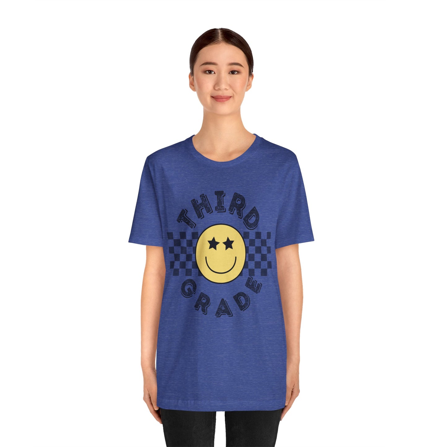 Third Grade Star Eyed Smiley Tee