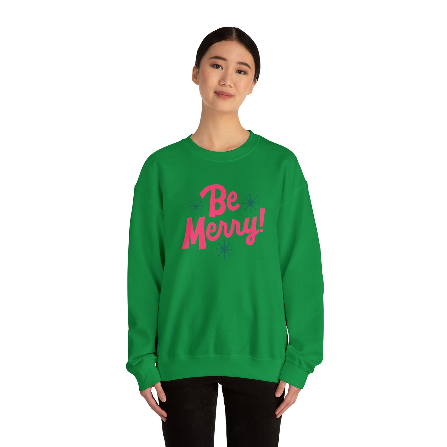 Be Merry! Unisex Heavy Blend™ Crewneck Sweatshirt