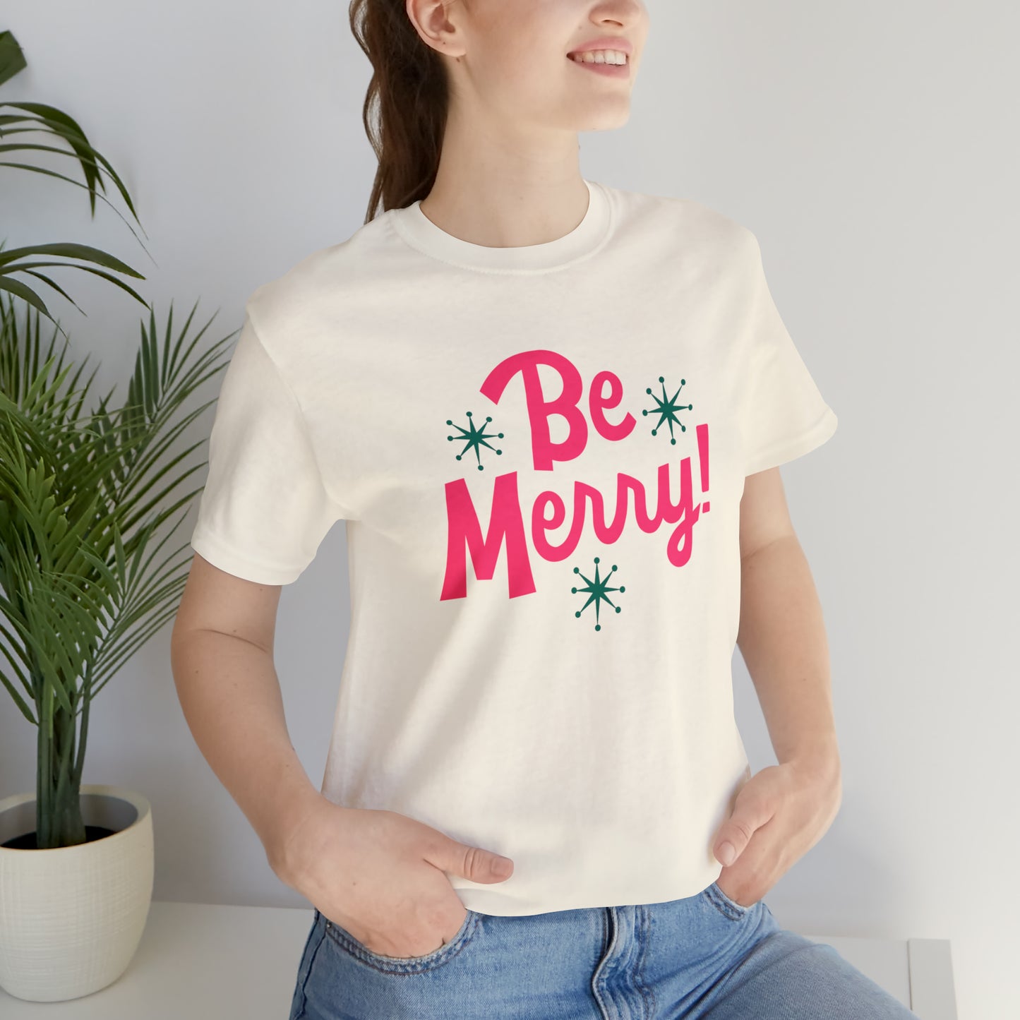 Be Merry! Unisex Jersey Short Sleeve Tee