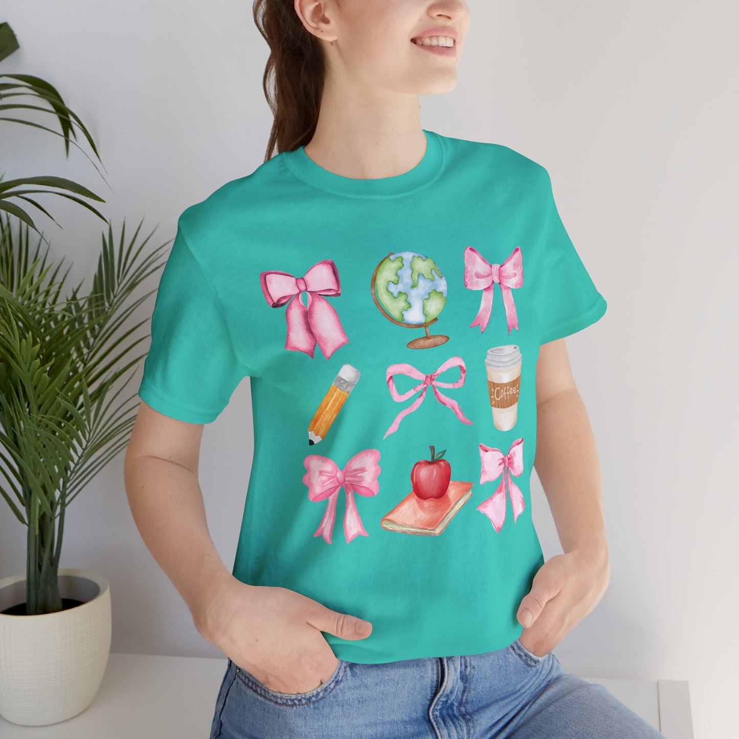 Teacher Coquette Bows Tee