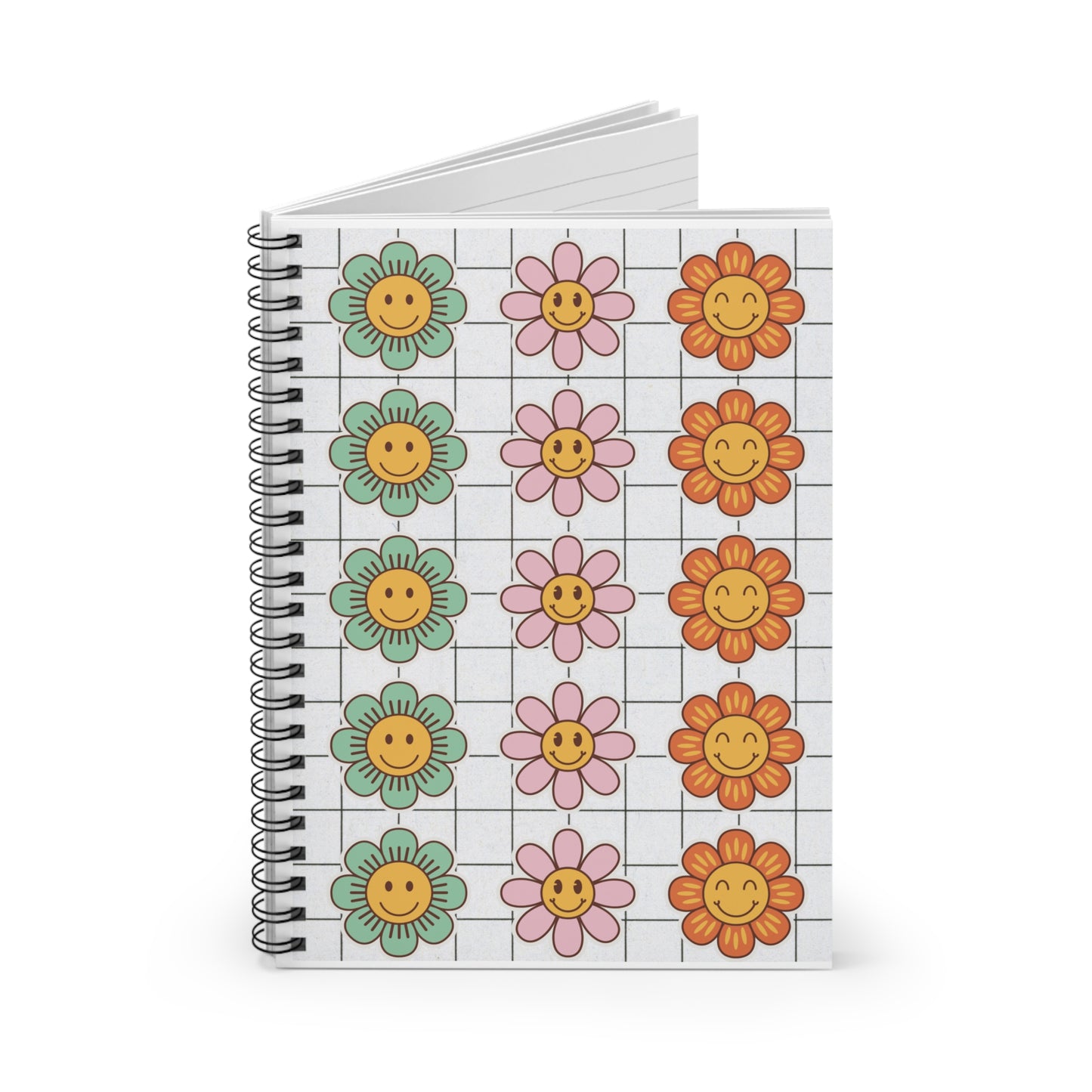 Retro Flowers Notebook