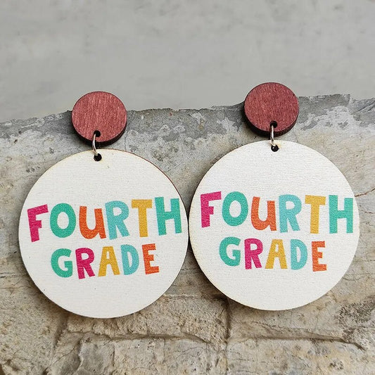 Fourth Grade Earrings