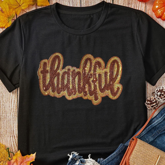 Thankful Sequin Tee