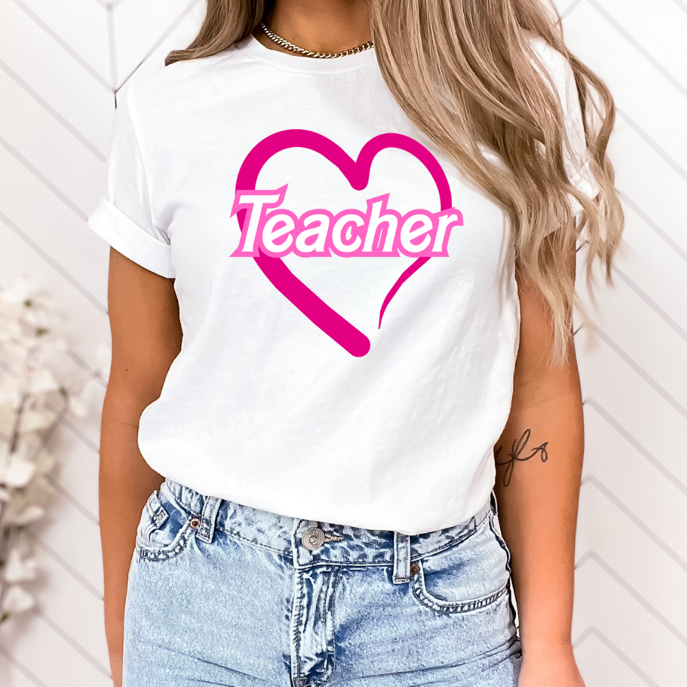 Teacher Doll Font Unisex Jersey Short Sleeve Tee
