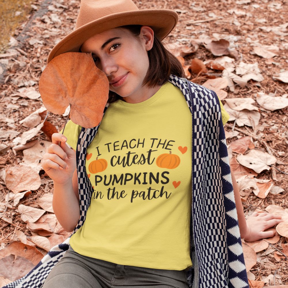 I Teach the Cutest Pumpkins Unisex Jersey Short Sleeve Tee