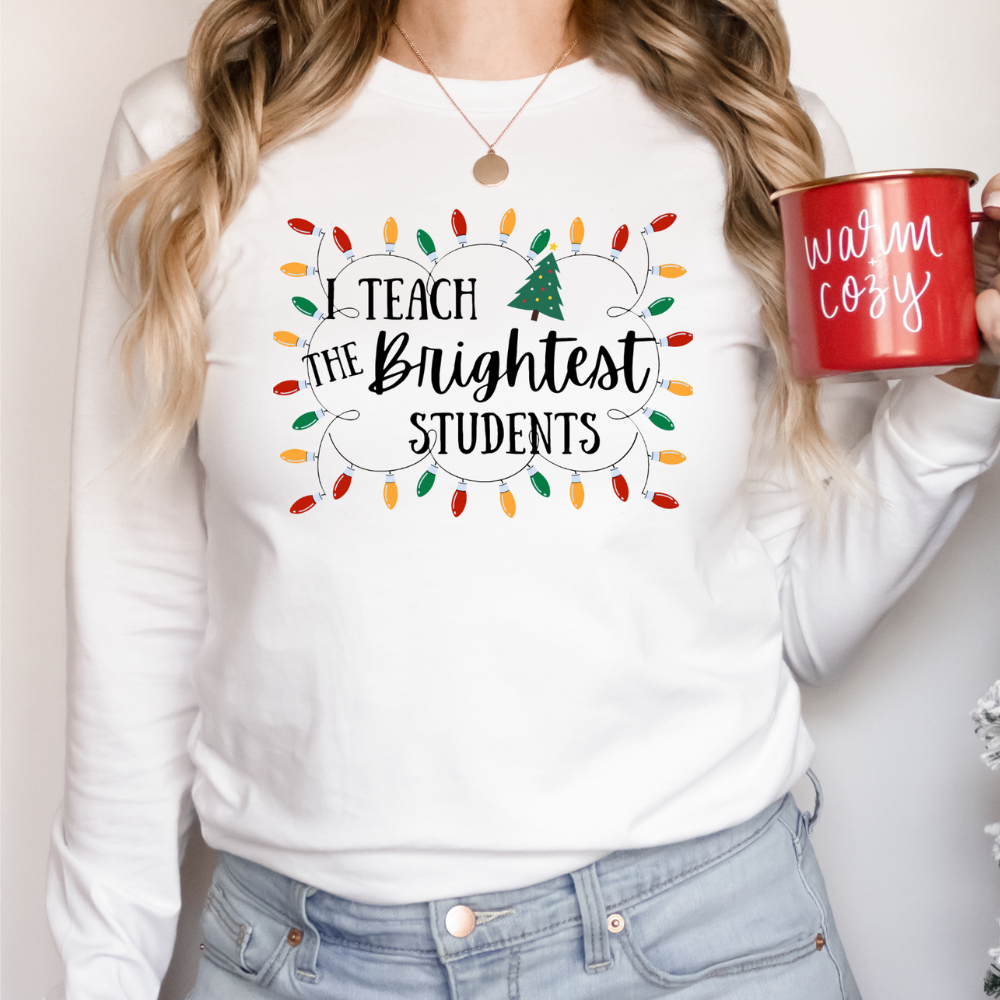 I Teach the Brightest Students Unisex Jersey Long Sleeve Tee