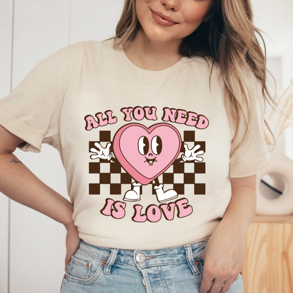 All You Need Is Love Unisex Jersey Short Sleeve Tee