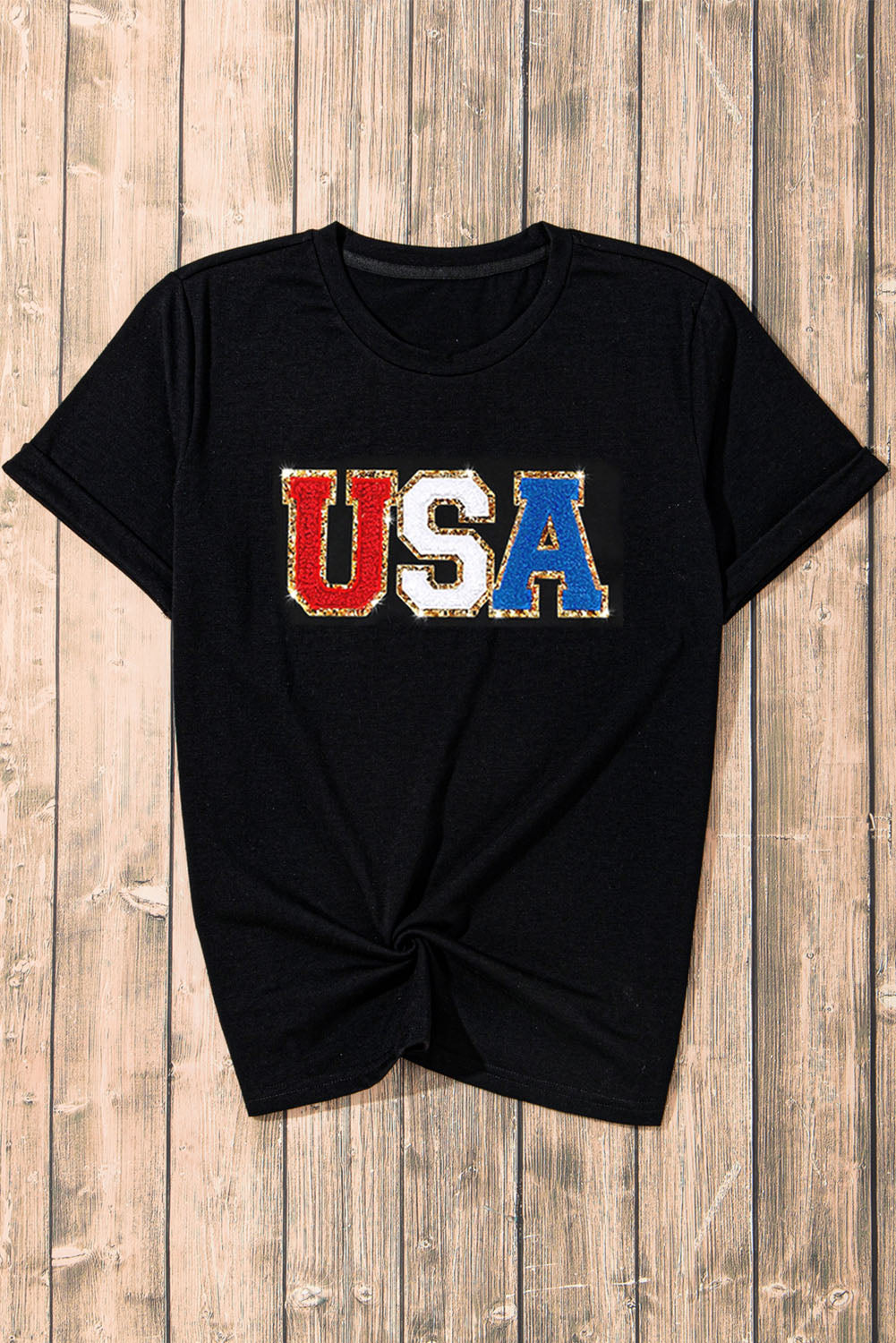 USA Patch Letter Tee