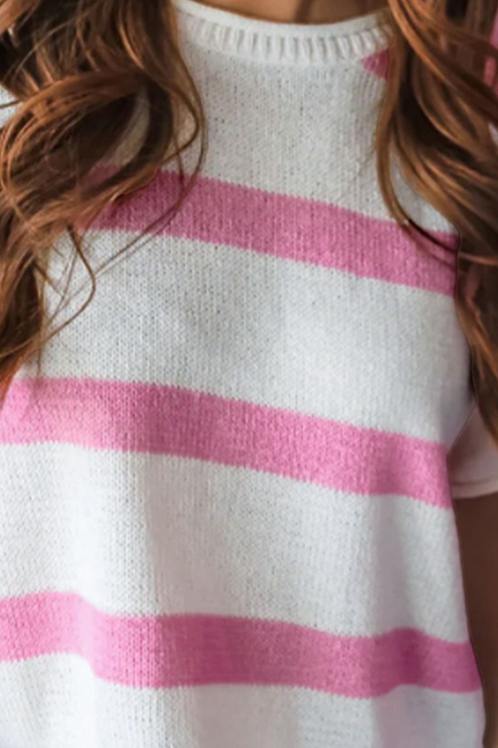 Cara Striped Knit Blouse