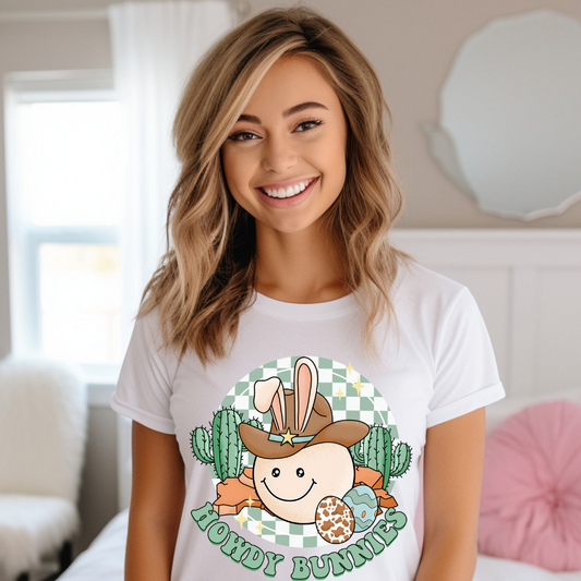 Howdy Bunnies Unisex Jersey Short Sleeve Tee