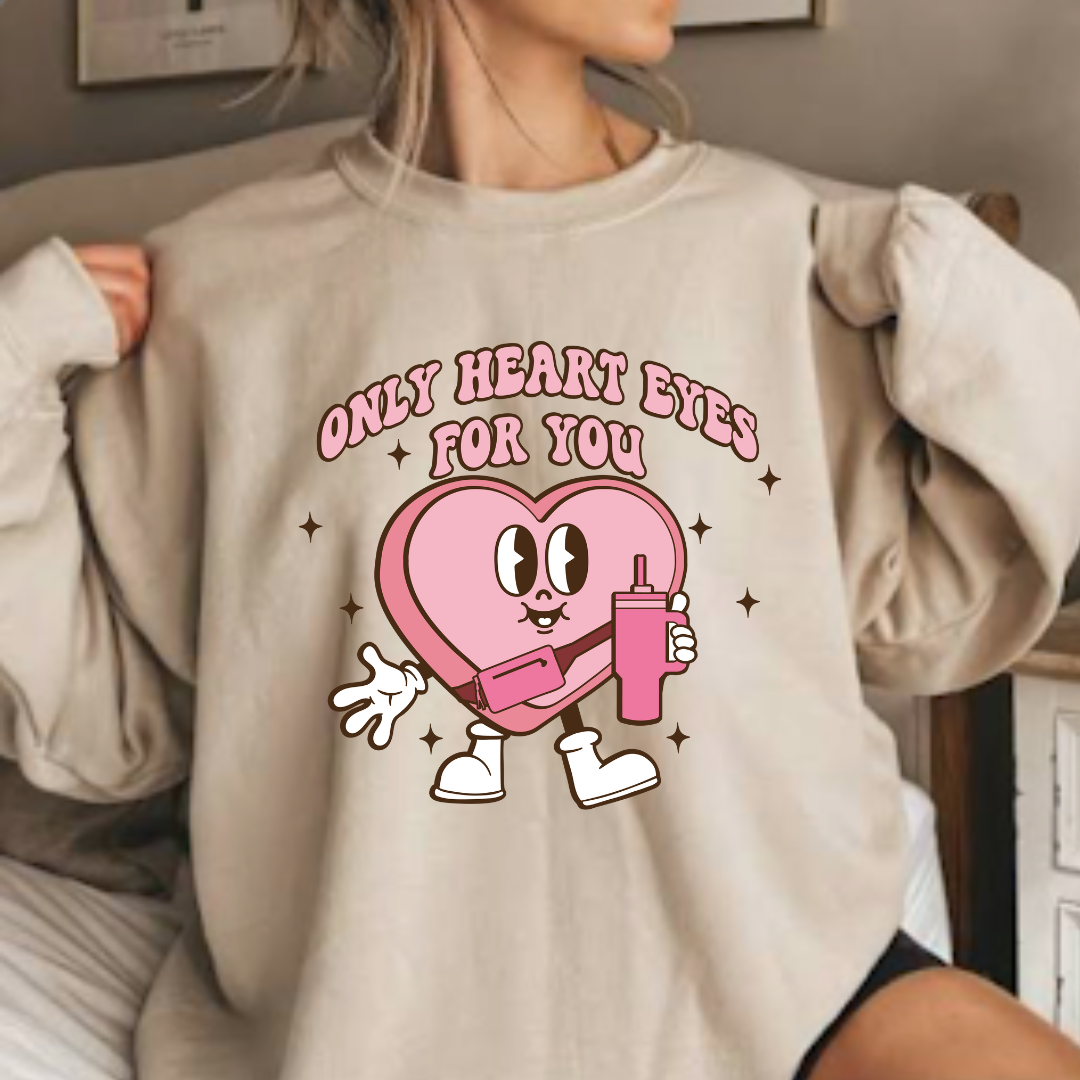 Only Heart Eyes For You Unisex Heavy Blend™ Crewneck Sweatshirt