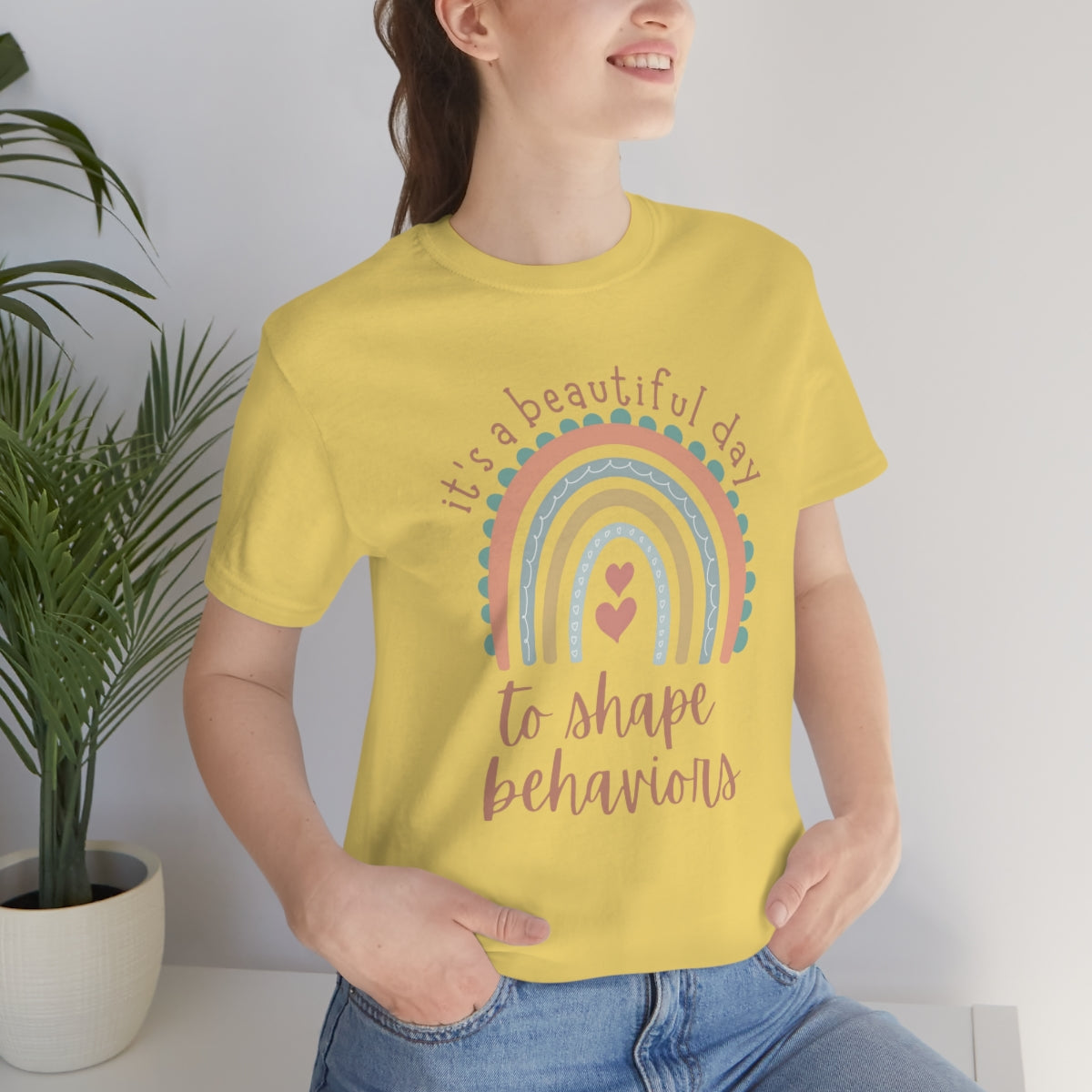 It's a Beautiful Day to Shape Behaviors Unisex Jersey Short Sleeve Tee