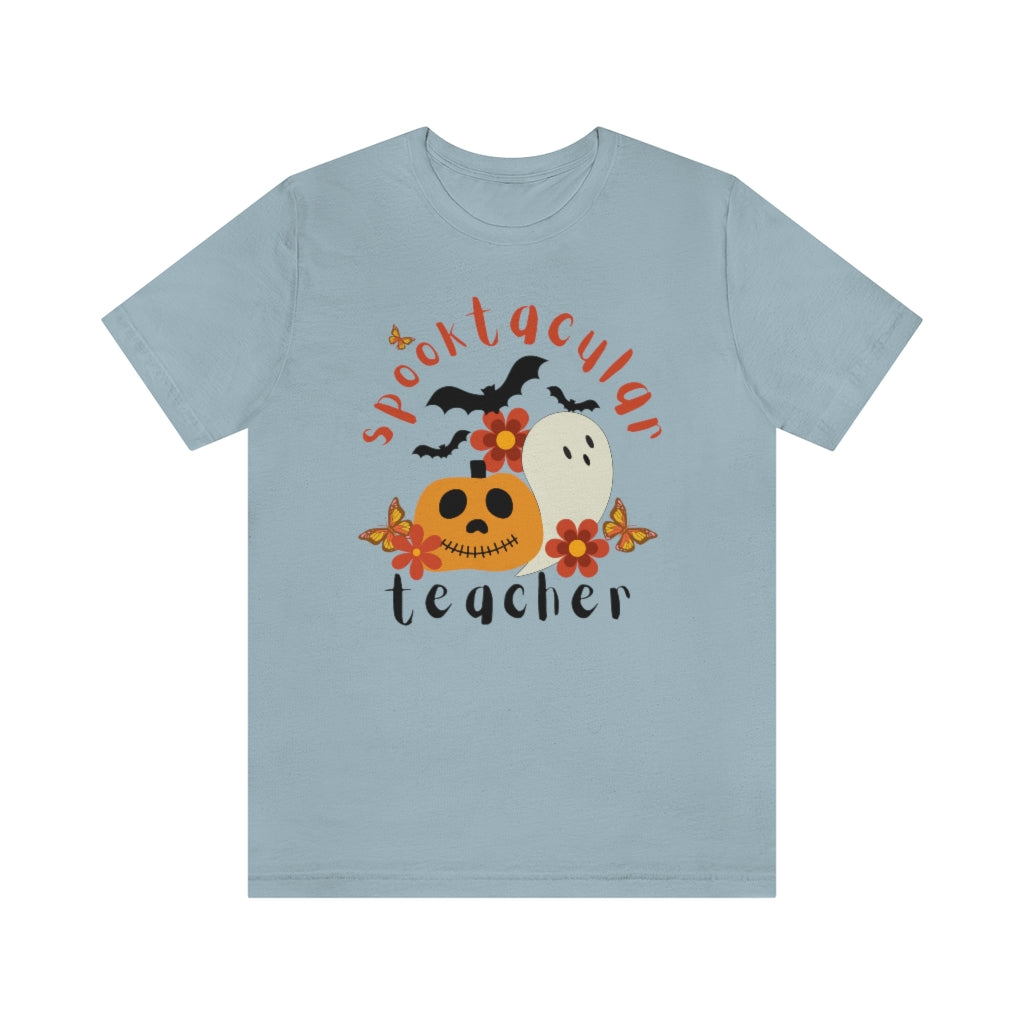 Spooktacular Teacher Unisex Jersey Short Sleeve Tee