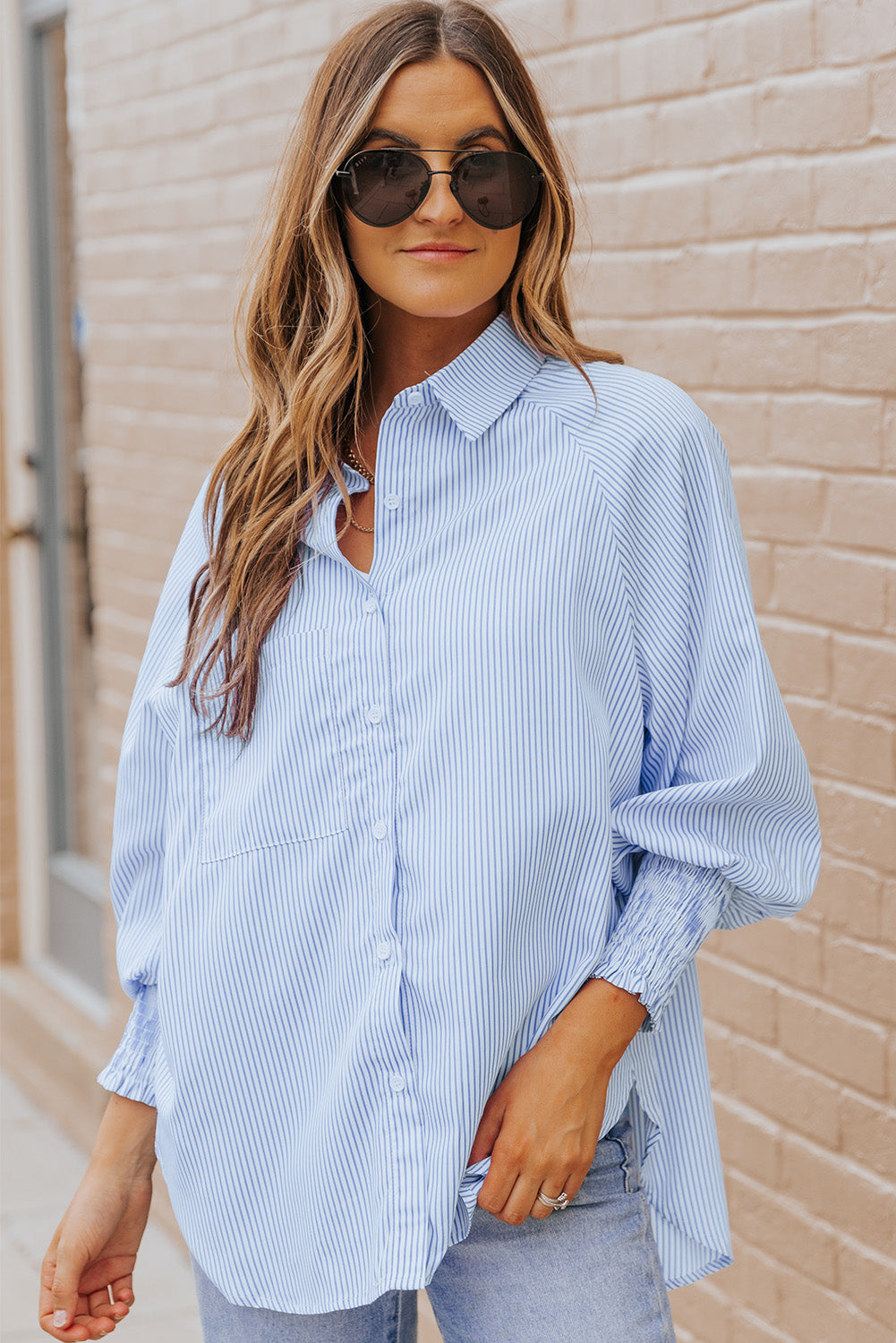 Coastal Breeze Button-down