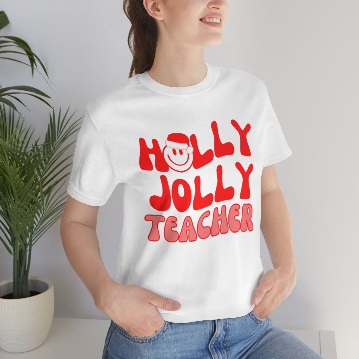 Holly Jolly Teacher Tee