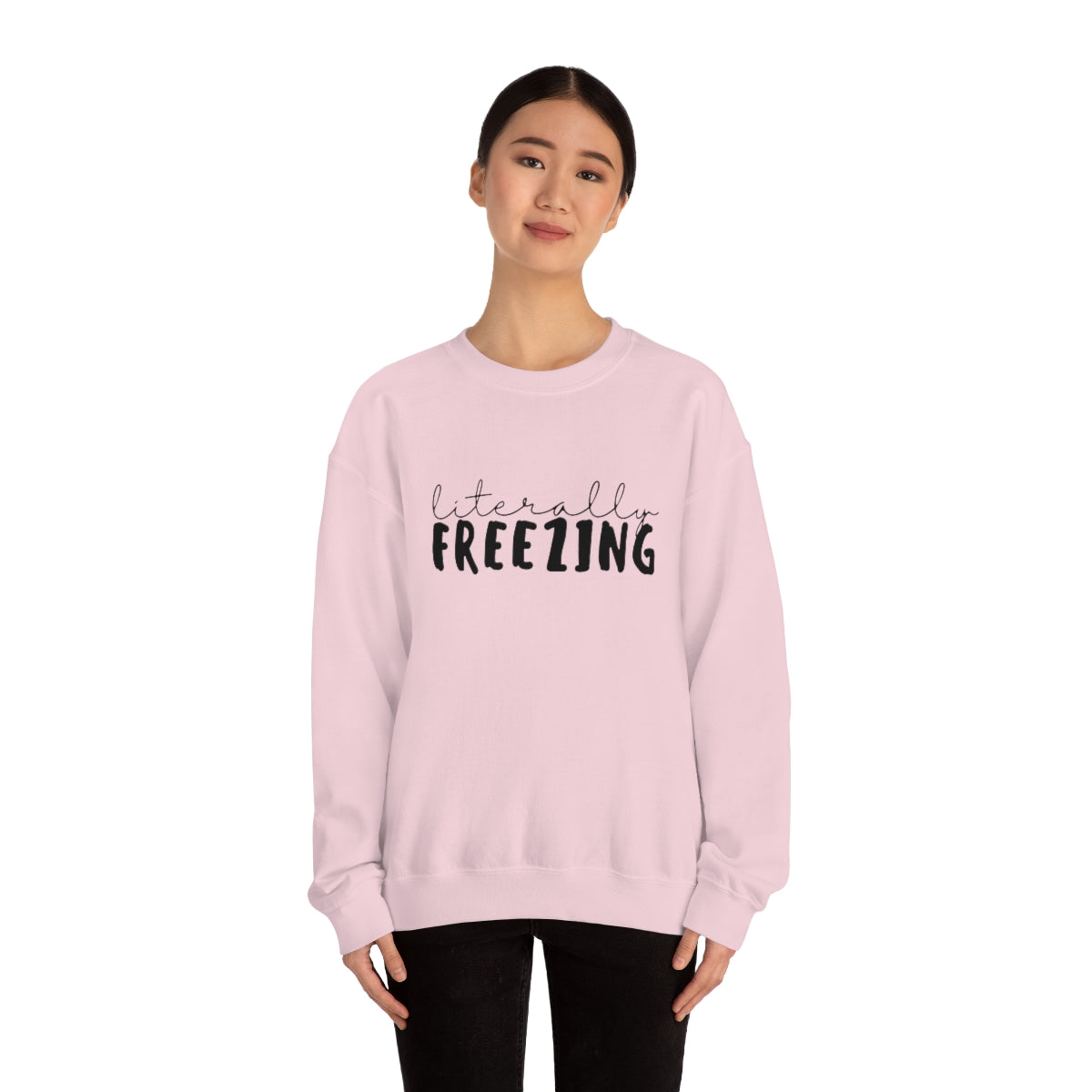 Literally Freezing Unisex Heavy Blend™ Crewneck Sweatshirt