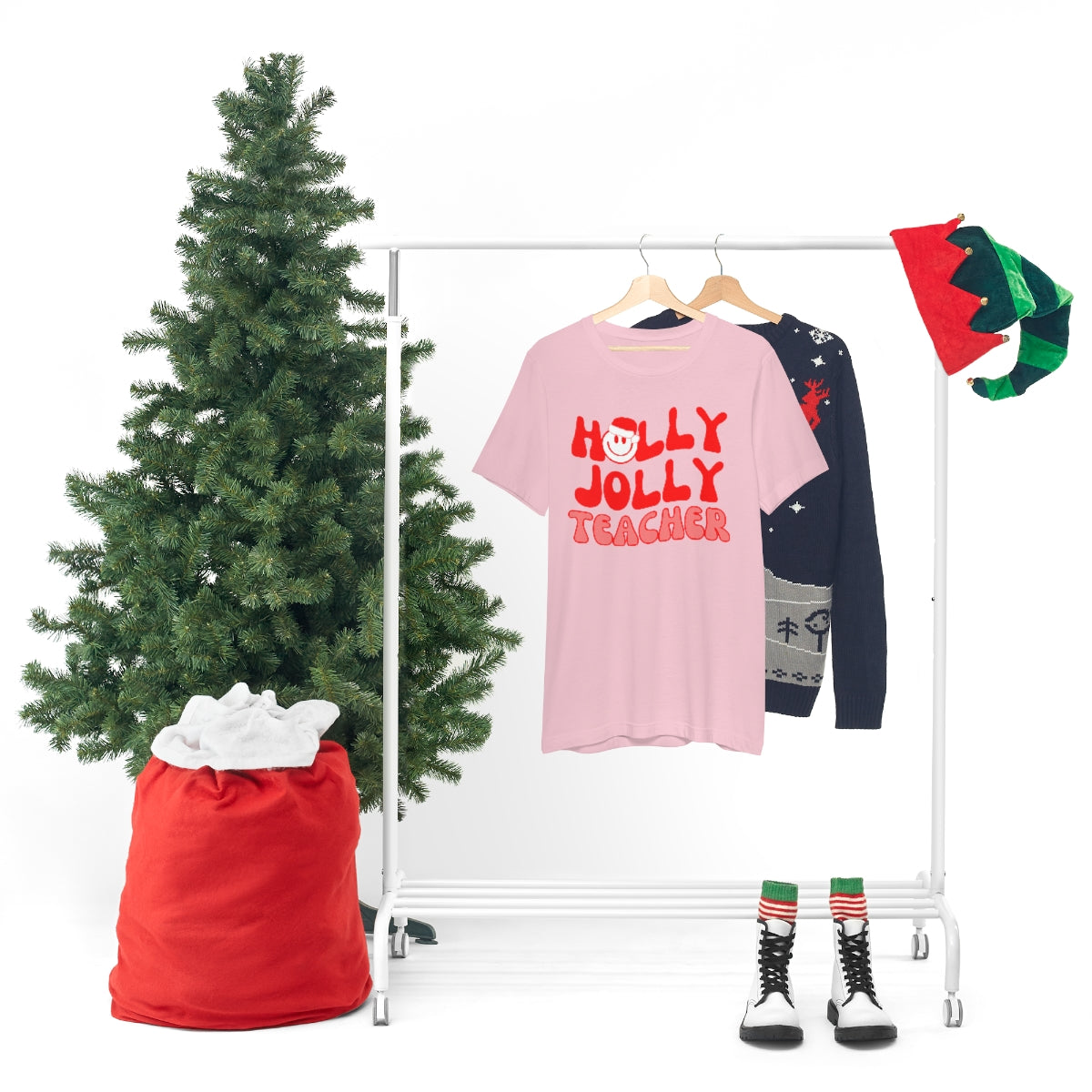 Holly Jolly Teacher Tee