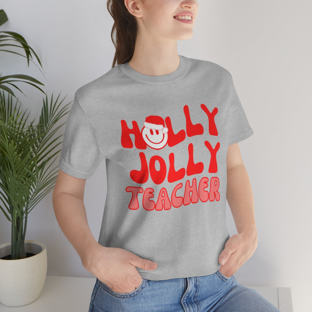 Holly Jolly Teacher Tee