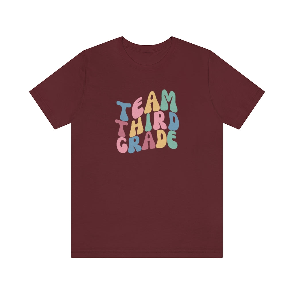 Team Third Grade Unisex Jersey Short Sleeve Tee