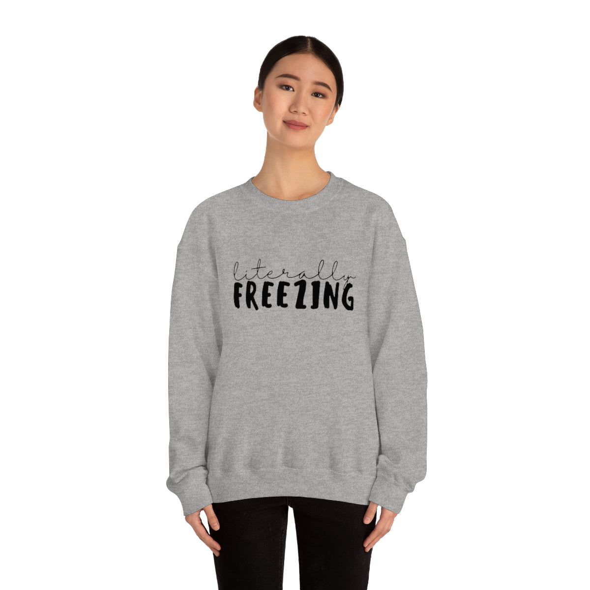 Literally Freezing Unisex Heavy Blend™ Crewneck Sweatshirt