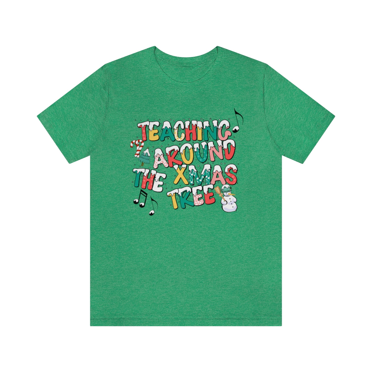 Teaching Around the Xmas Tree Unisex Jersey Short Sleeve Tee