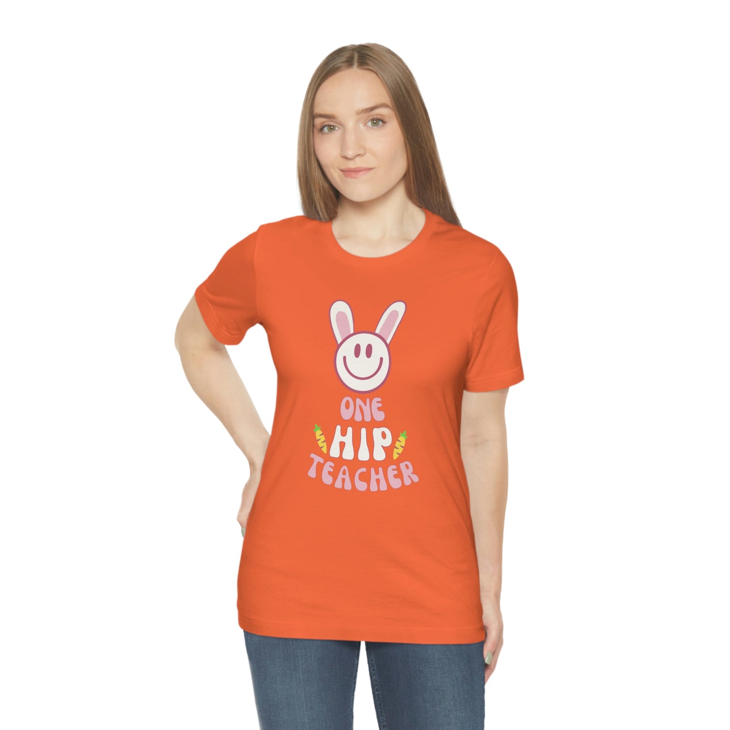 One Hip Teacher Unisex Jersey Short Sleeve Tee