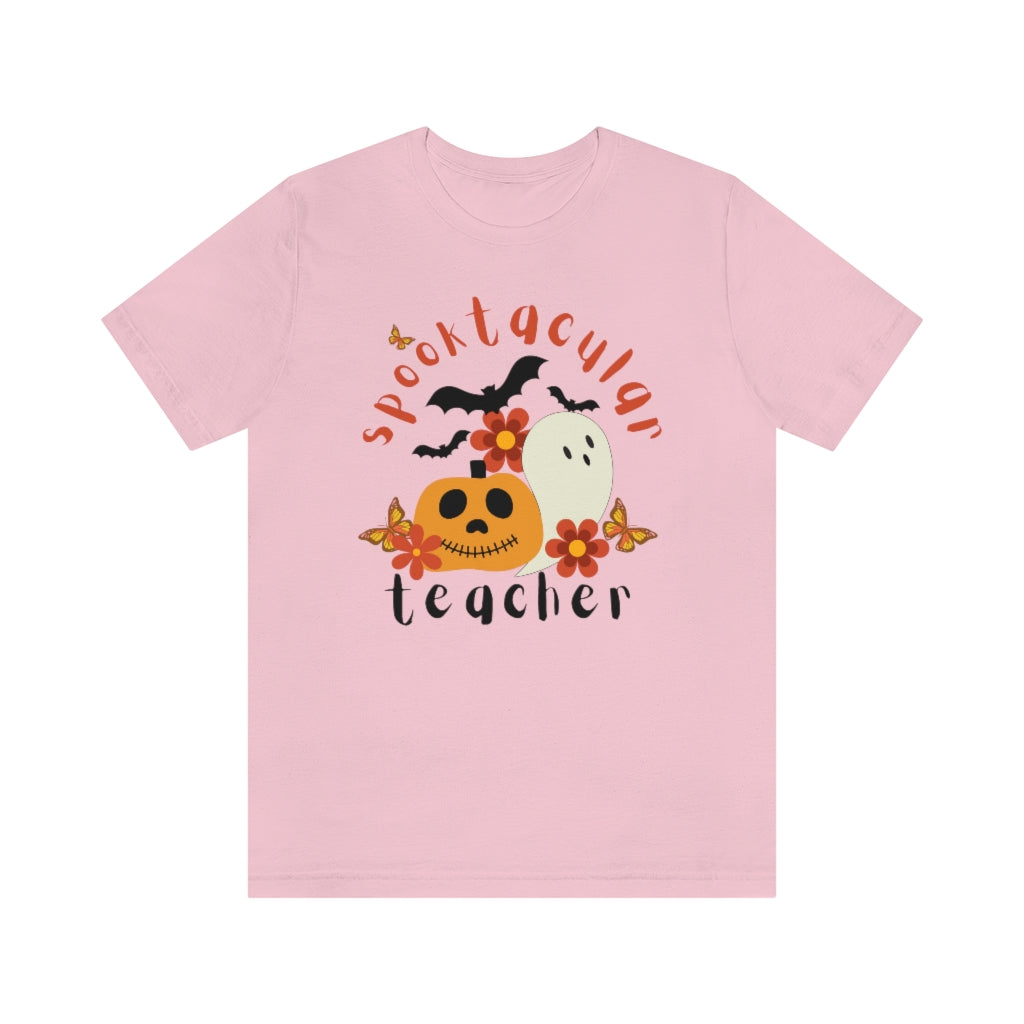 Spooktacular Teacher Unisex Jersey Short Sleeve Tee