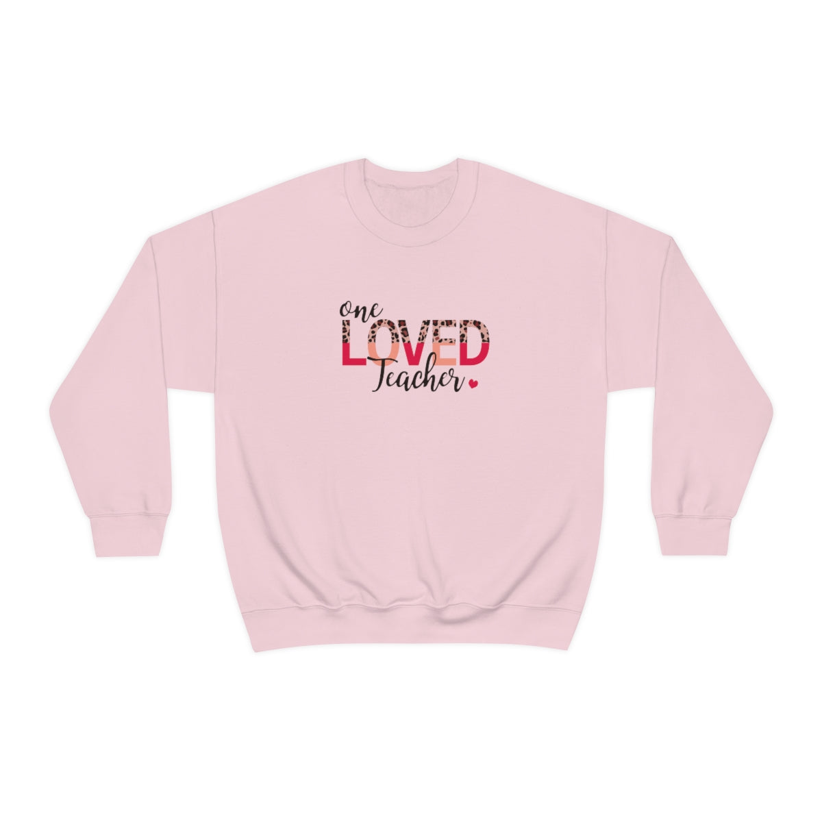 One Loved Teacher Unisex Heavy Blend™ Crewneck Sweatshirt