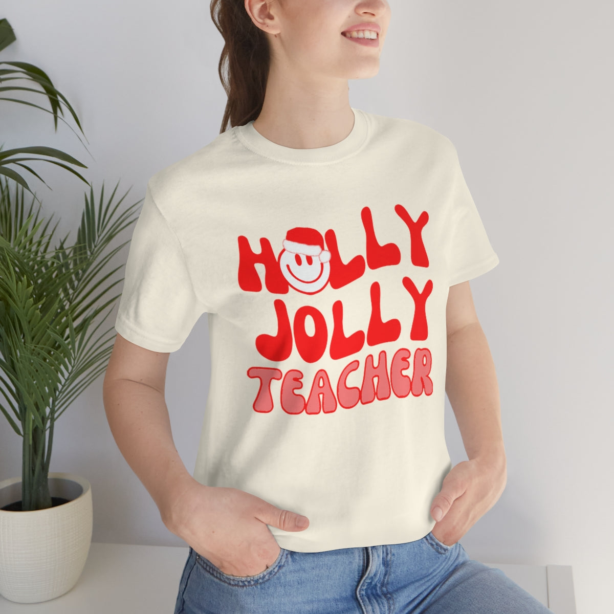 Holly Jolly Teacher Tee