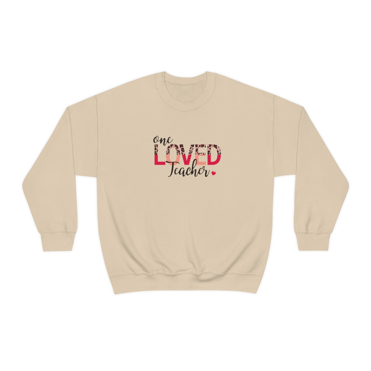 One Loved Teacher Unisex Heavy Blend™ Crewneck Sweatshirt