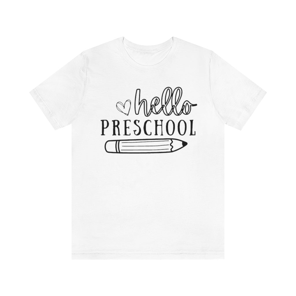 Hello Preschool Unisex Jersey Short Sleeve Tee