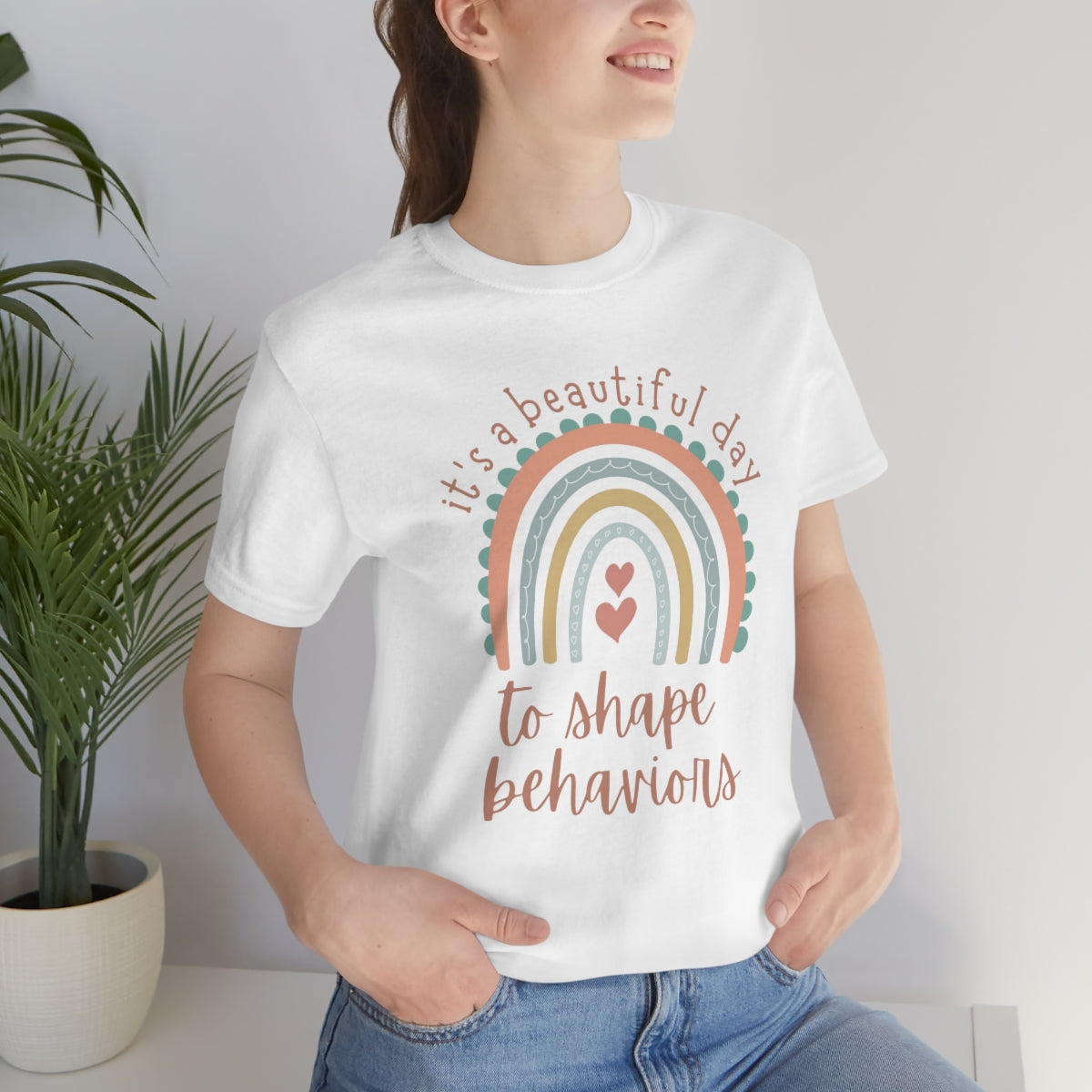 It's a Beautiful Day to Shape Behaviors Unisex Jersey Short Sleeve Tee