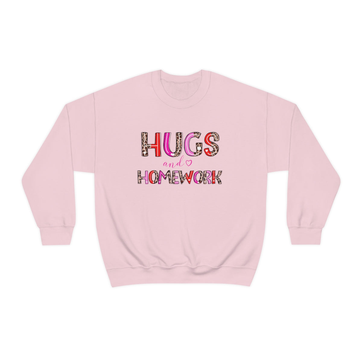 Hugs and Homework Unisex Heavy Blend™ Crewneck Sweatshirt