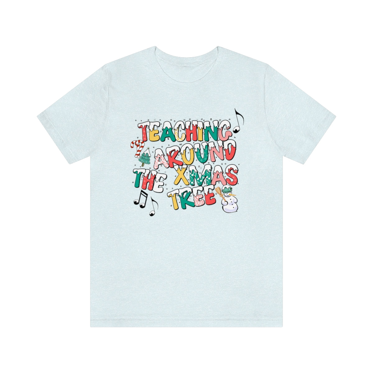 Teaching Around the Xmas Tree Unisex Jersey Short Sleeve Tee