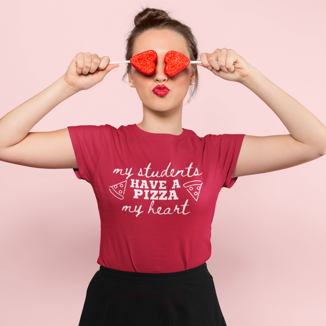 My Students Have a Pizza My Heart Unisex Jersey Short Sleeve Tee