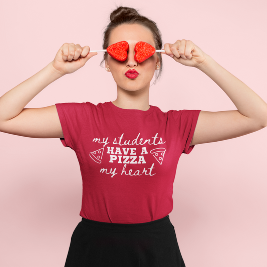 My Students Have a Pizza My Heart Unisex Jersey Short Sleeve Tee