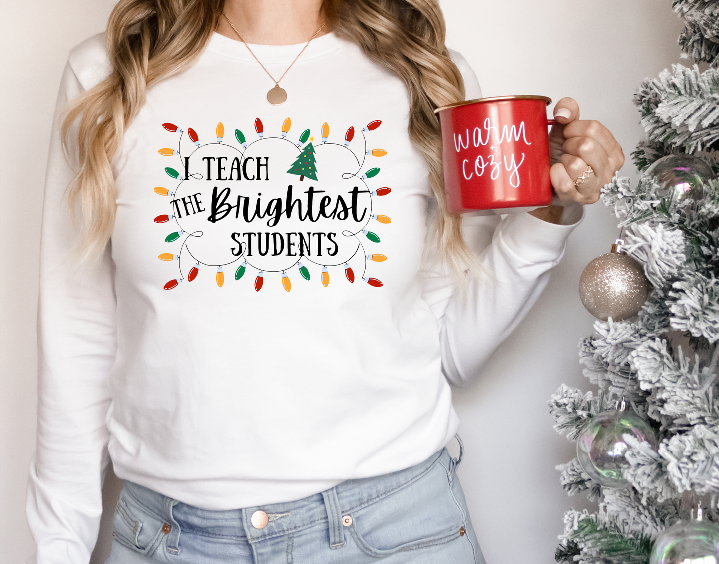 I Teach the Brightest Students Unisex Jersey Long Sleeve Tee