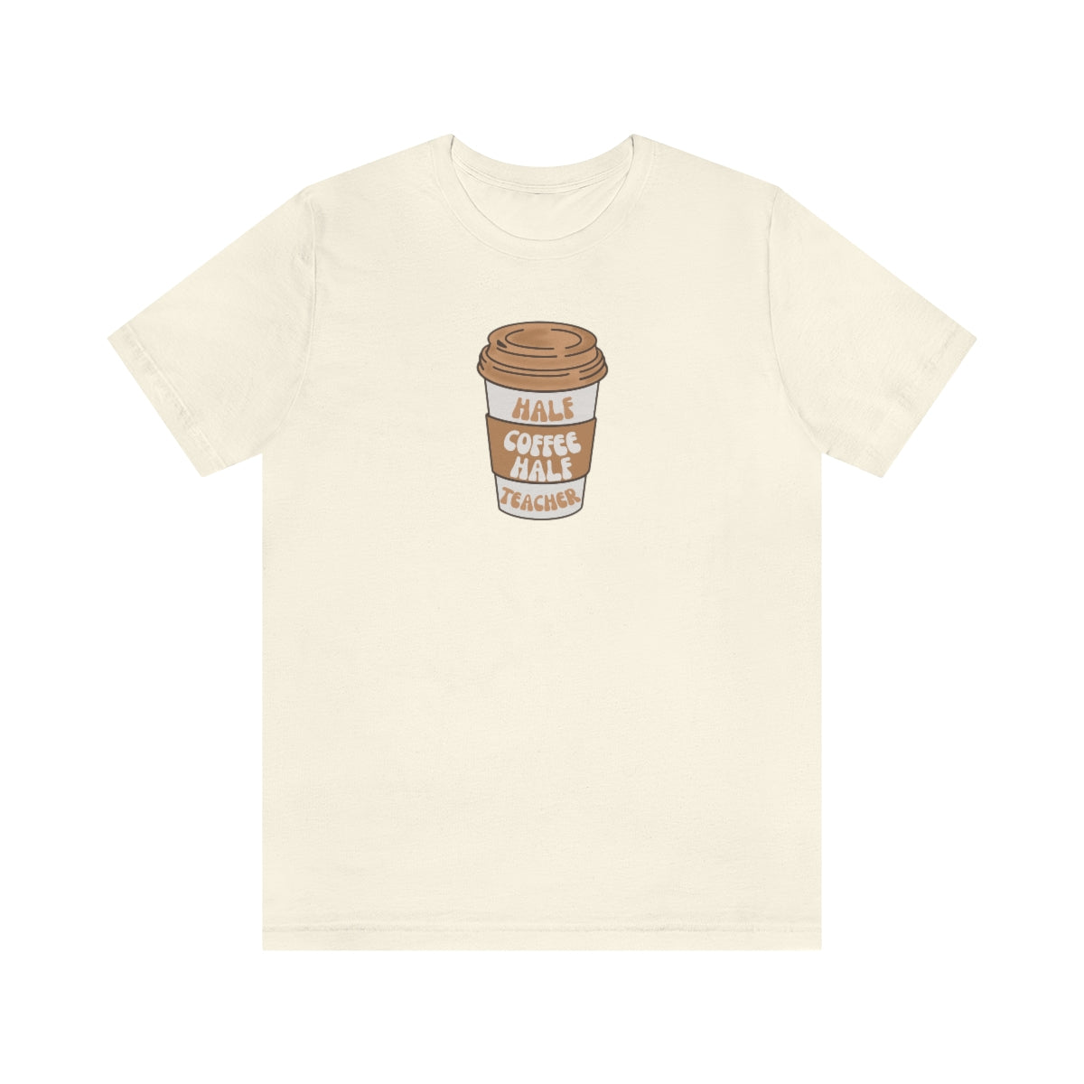 Half teacher half coffee Glass Can Cup – BE Kids Apparel