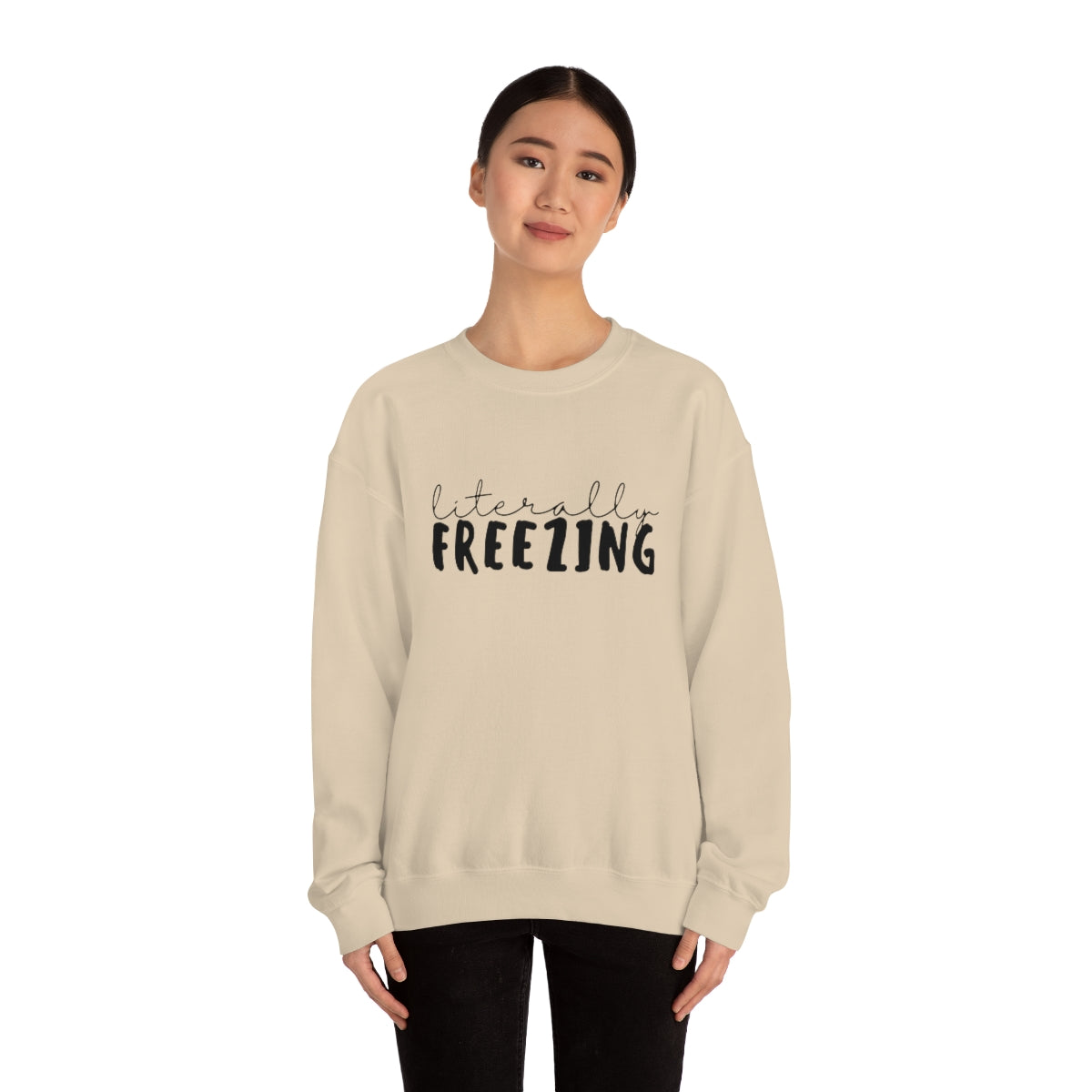 Literally Freezing Unisex Heavy Blend™ Crewneck Sweatshirt