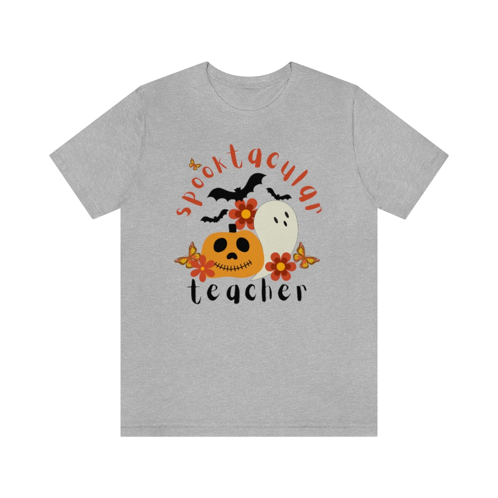 Spooktacular Teacher Unisex Jersey Short Sleeve Tee