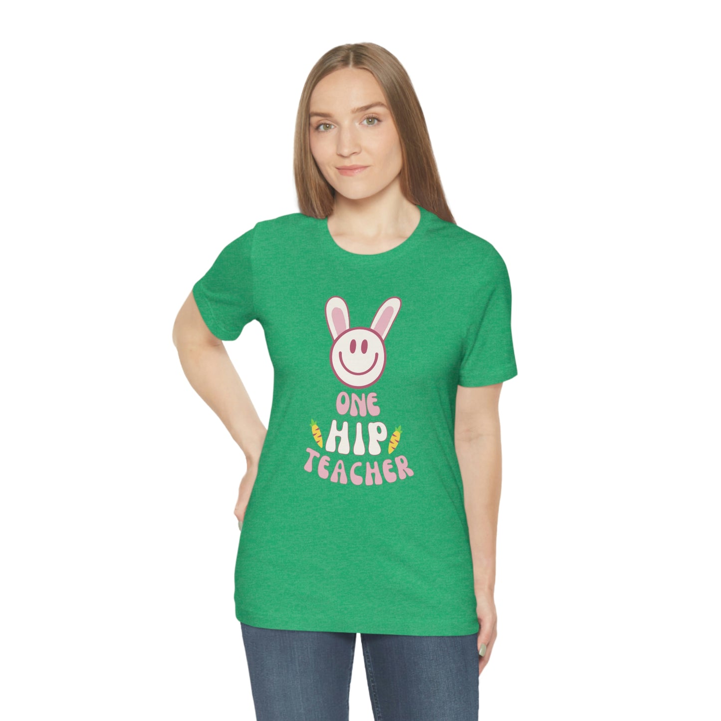 One Hip Teacher Unisex Jersey Short Sleeve Tee