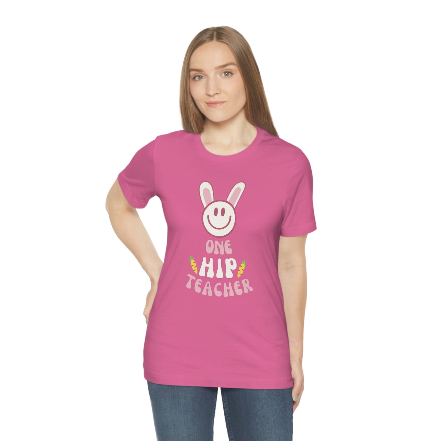 One Hip Teacher Unisex Jersey Short Sleeve Tee