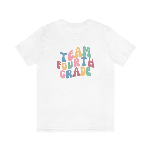 Team Fourth Grade Unisex Jersey Short Sleeve Tee