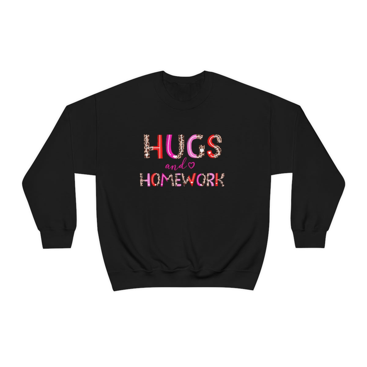 Hugs and Homework Unisex Heavy Blend™ Crewneck Sweatshirt