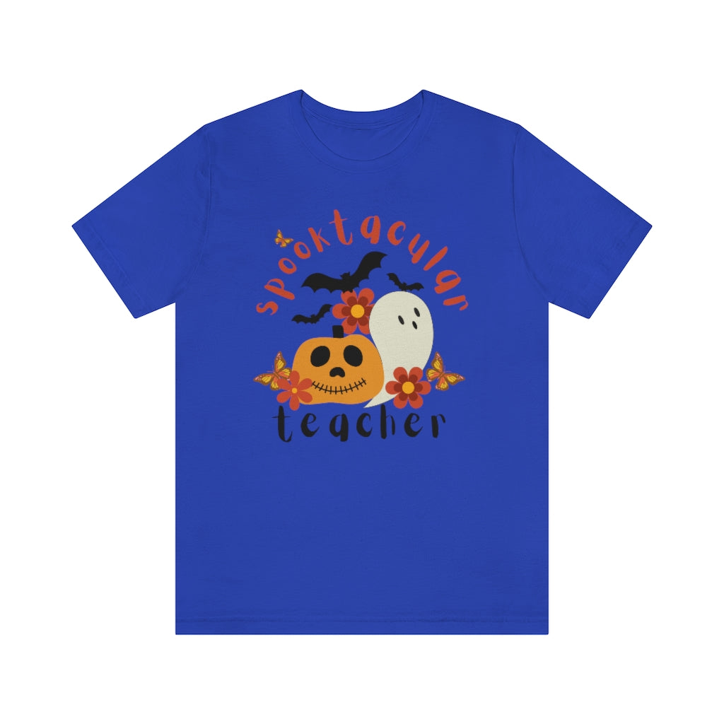 Spooktacular Teacher Unisex Jersey Short Sleeve Tee