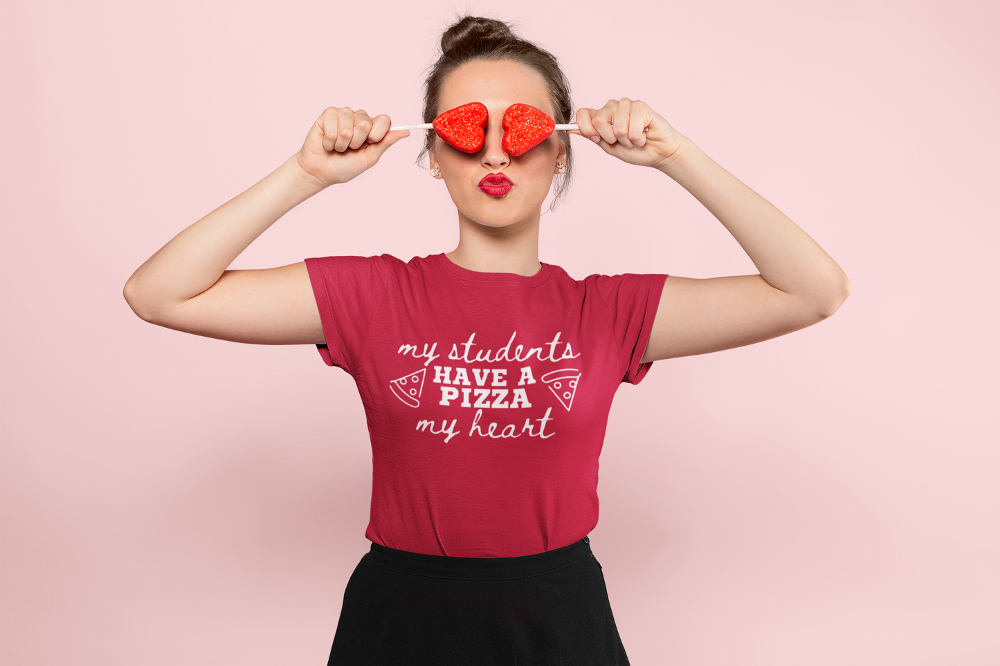 My Students Have a Pizza My Heart Unisex Jersey Short Sleeve Tee